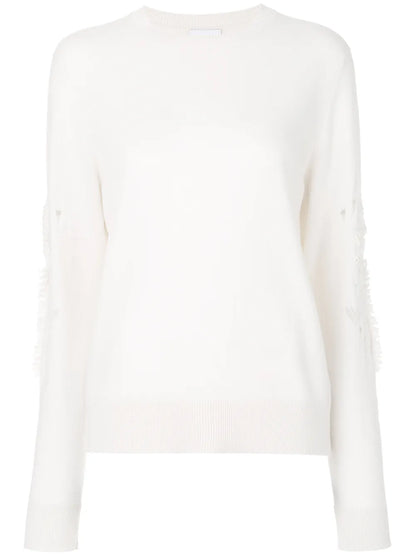 Romantic Timeless Cashmere Round Neck Pullover
