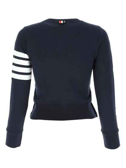 Four-Bar Stripe Cotton Jumper