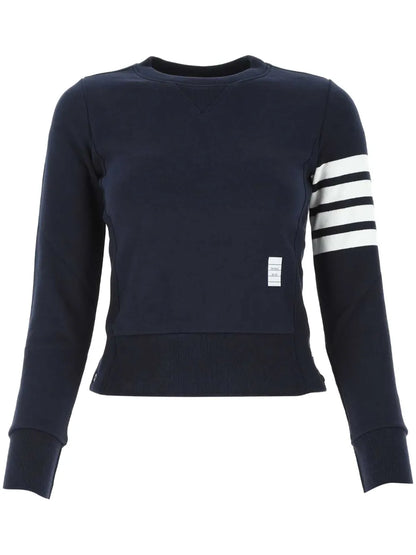 Four-Bar Stripe Cotton Jumper