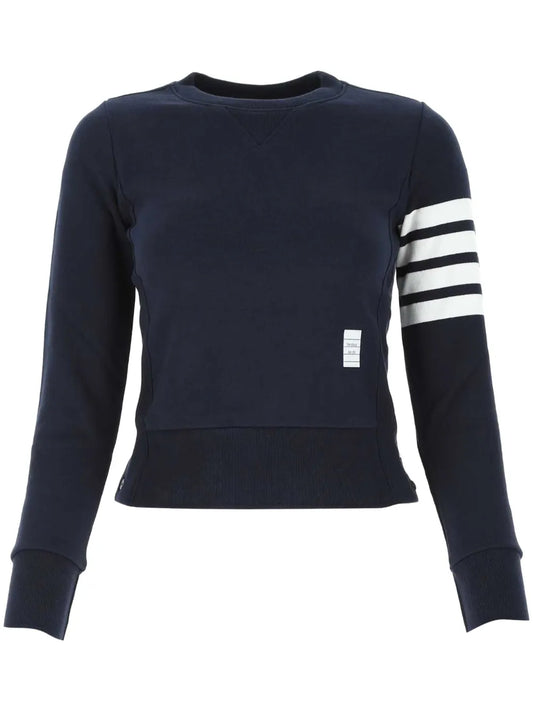 Four-Bar Stripe Cotton Jumper