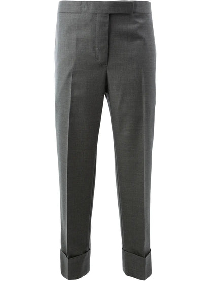 Straight-Leg Tailored Trousers