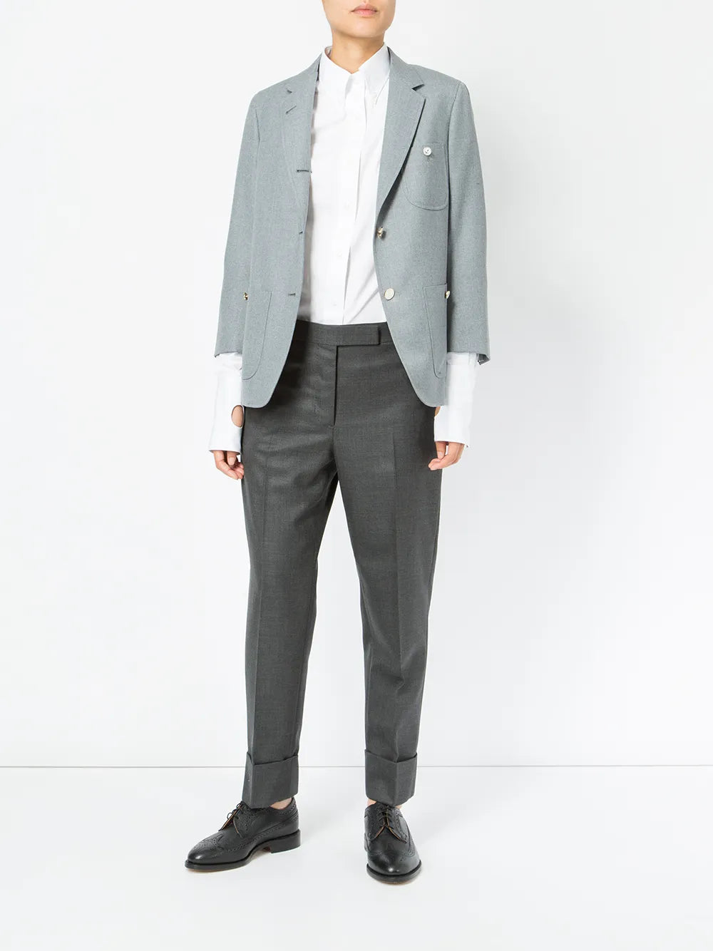 Straight-Leg Tailored Trousers