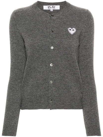 Heart Embellished Cardigan