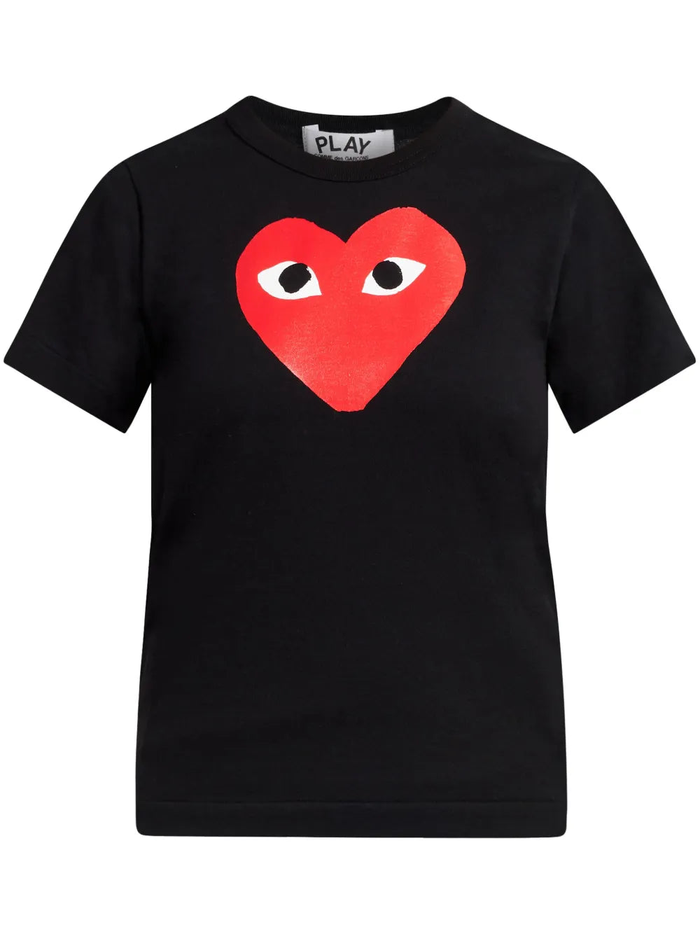 Heart-Print Cotton T-Shirt