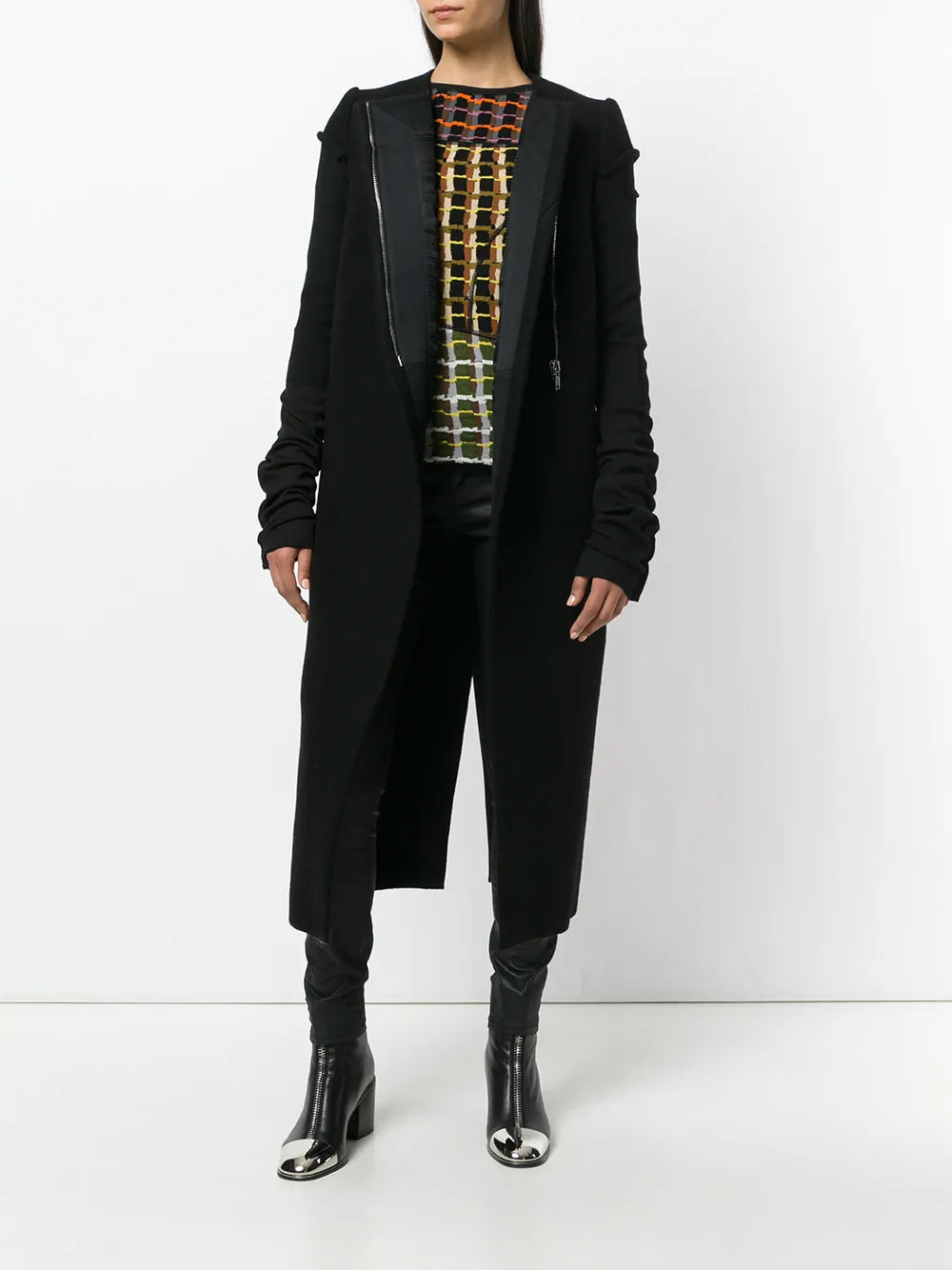 Cut Out Jersey Coat