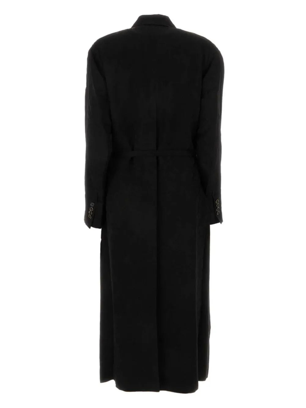 Asymmetric Double-Breasted Coat