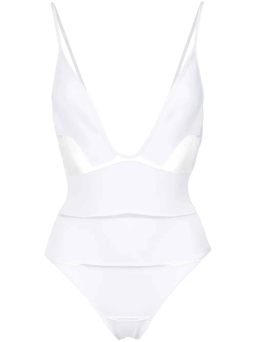 Deep V-Neck Swimsuit