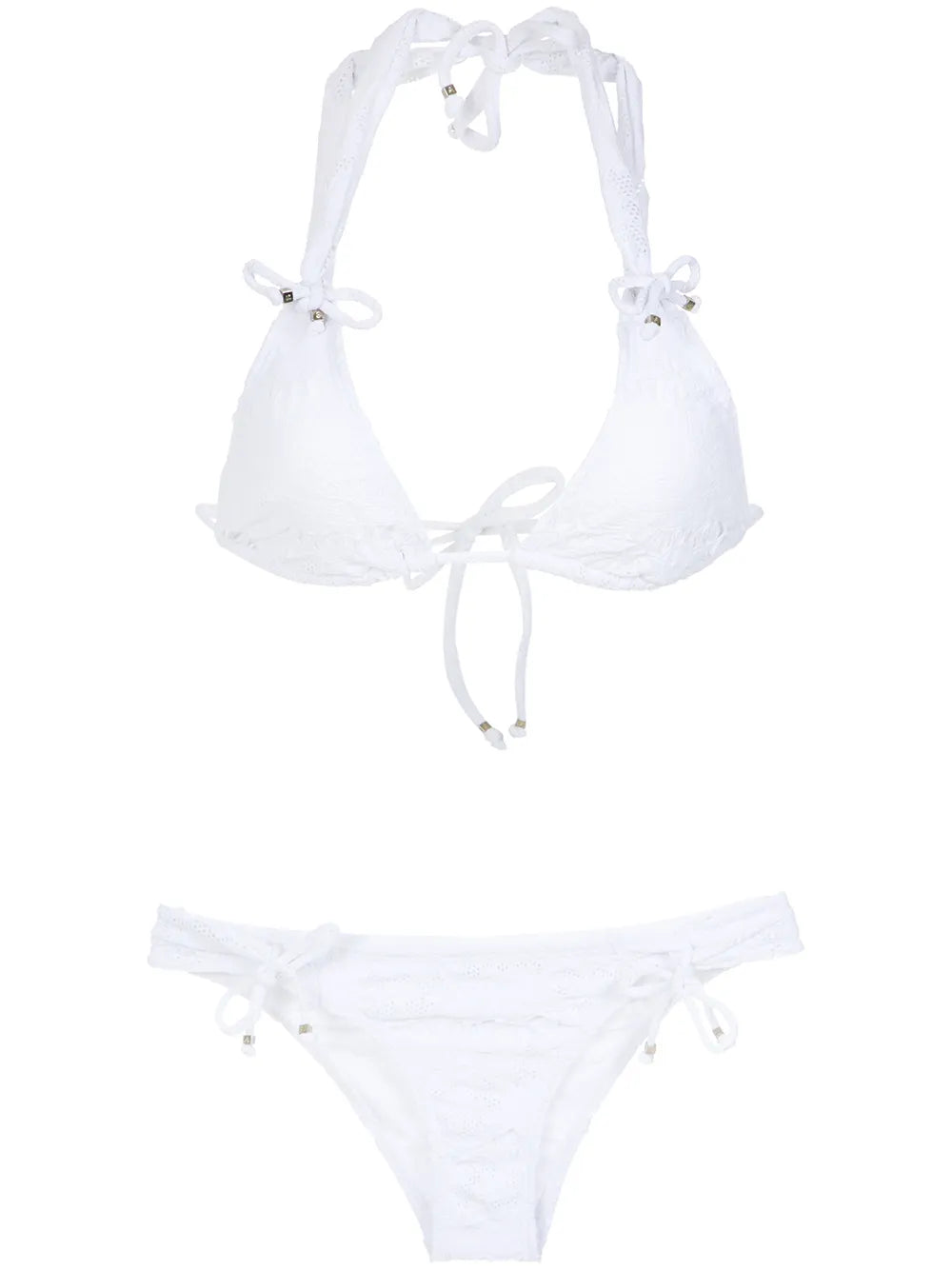 Textured Bikini Set