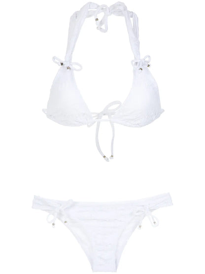 Textured Bikini Set