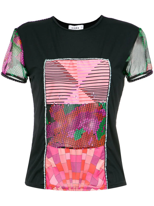 Panels Beaded Blouse