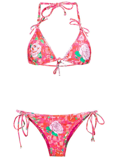 Floral Print Bikini Set