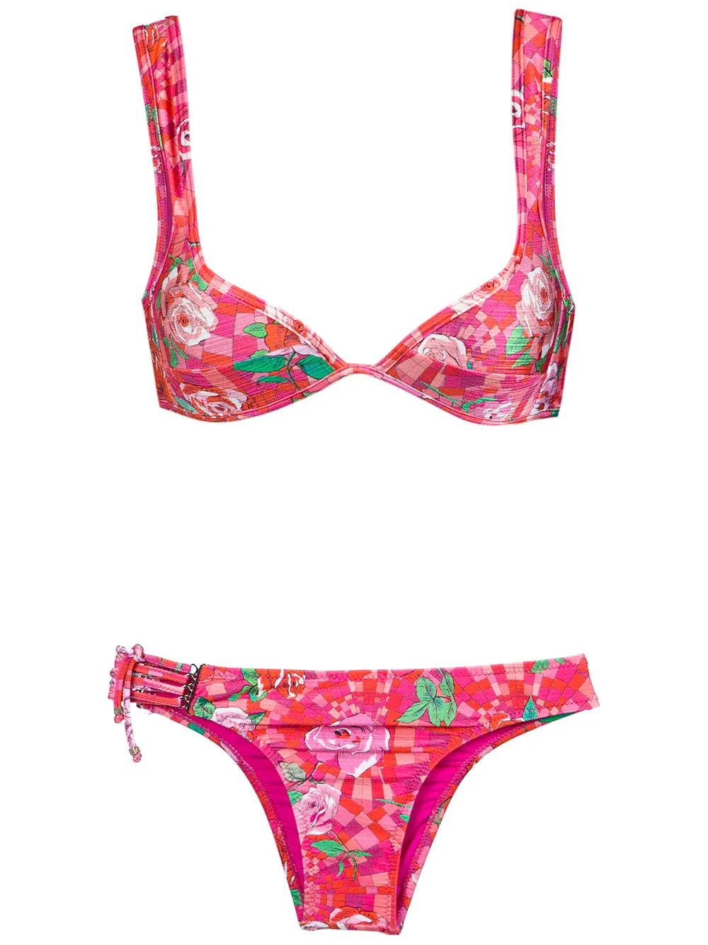 Floral Print Bikini Set