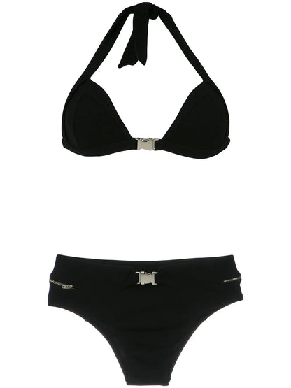 Buckle Detail Bikini Set