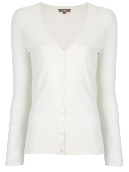 Superfine V-Neck Cardigan