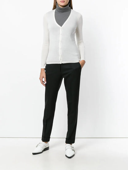 Superfine V-Neck Cardigan