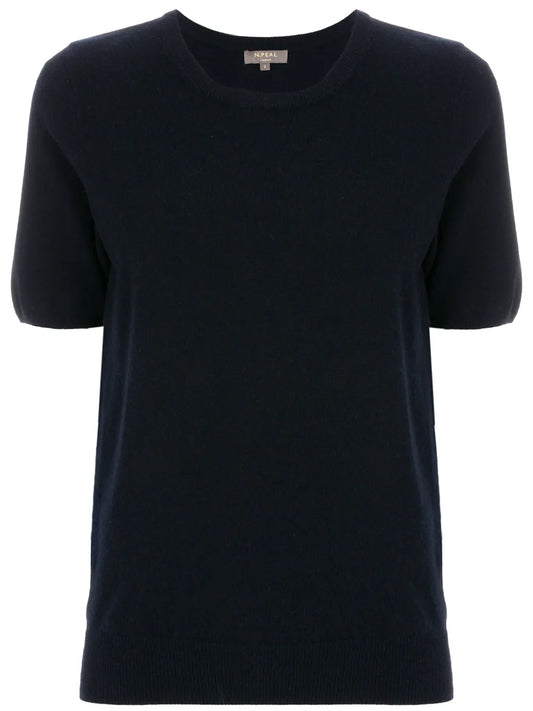 Cashmere Round-Neck T-Shirt