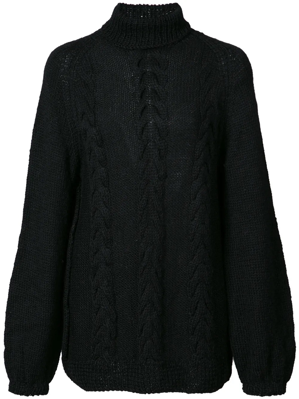 Cable-Knit Turtleneck Jumper