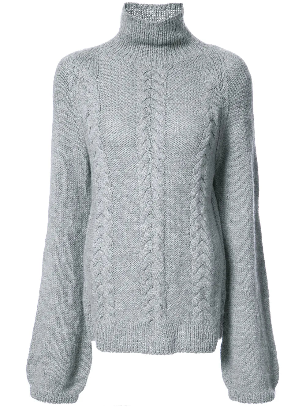 Cable-Knit Turtleneck Jumper