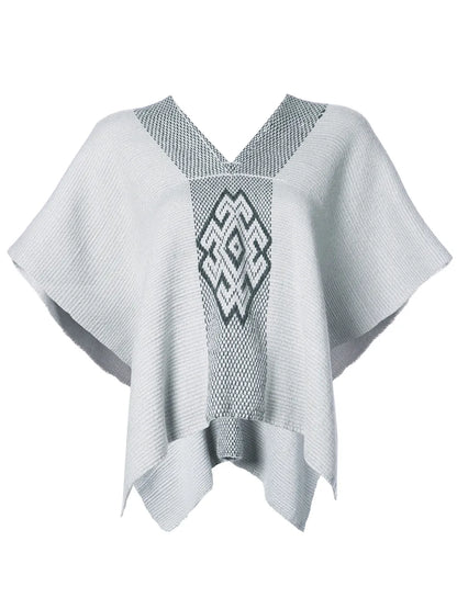 V-Neck Draped Sleeved Top