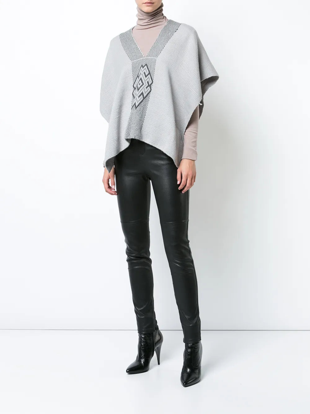 V-Neck Draped Sleeved Top