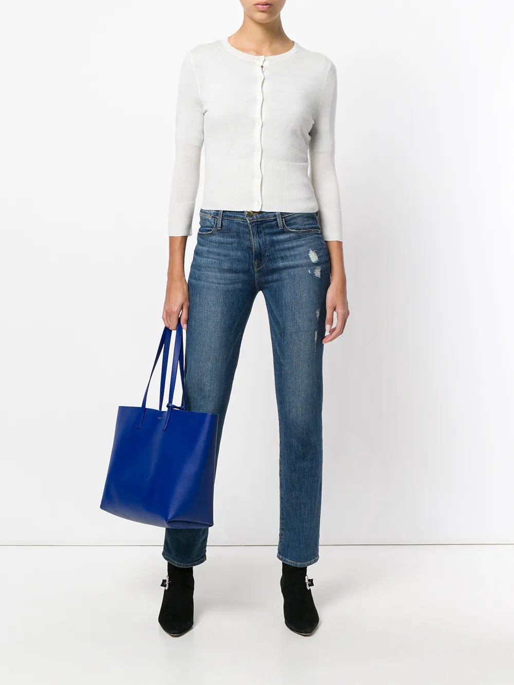 Superfine Cropped Cardigan