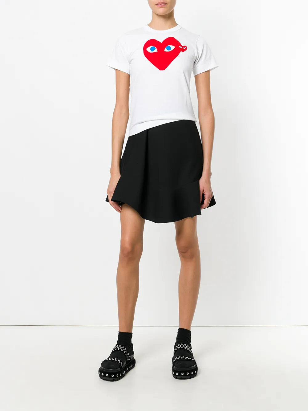 Comme Des Garçons Play P1T085 White