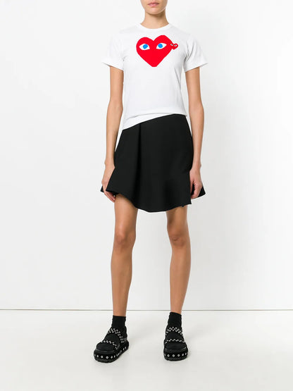 Comme Des Garçons Play P1T085 White