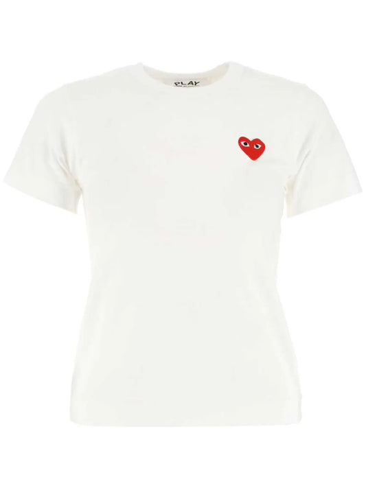 Heart-Patch Cotton T-Shirt