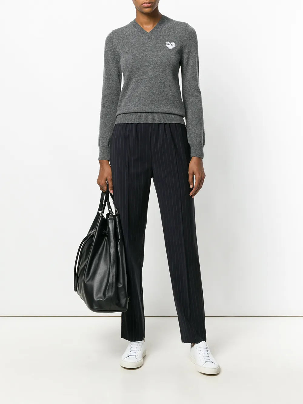 Logo-Patch Knitted Jumper