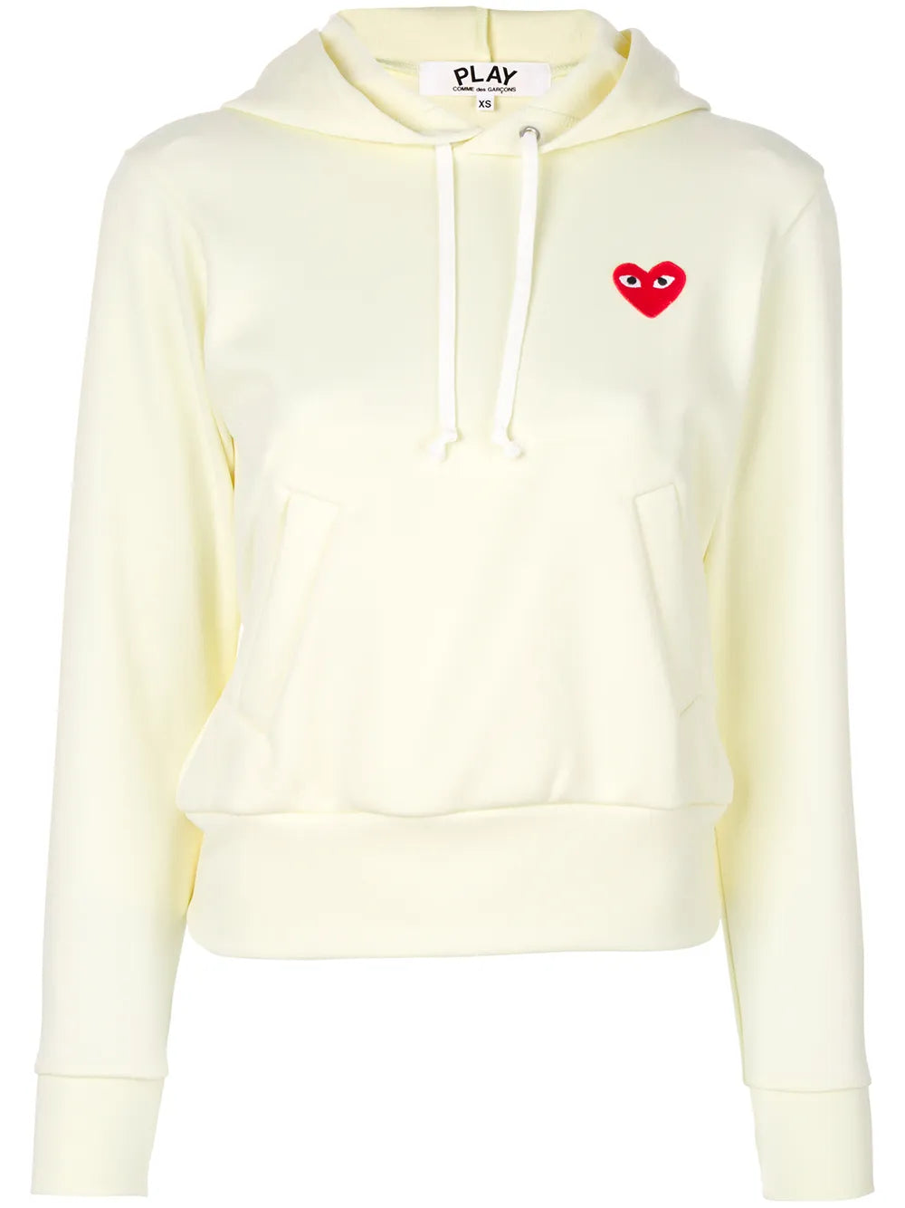 Heart-Patch Long-Sleeve Hoodie