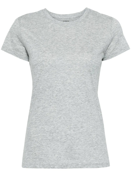 Mélange-Effect Cotton T-Shirt