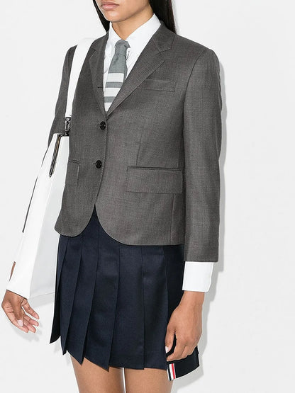Single-Breasted Wool Blazer