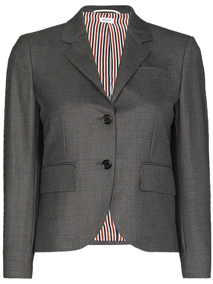 Single-Breasted Wool Blazer
