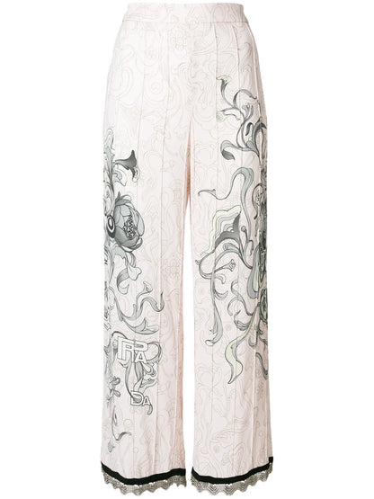 Floral Sketch Trousers