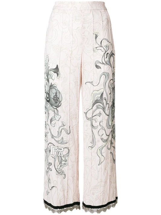 Floral Sketch Trousers
