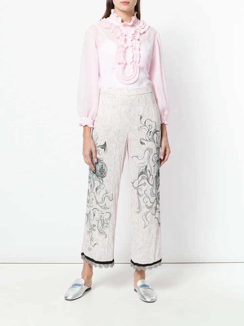 Floral Sketch Trousers