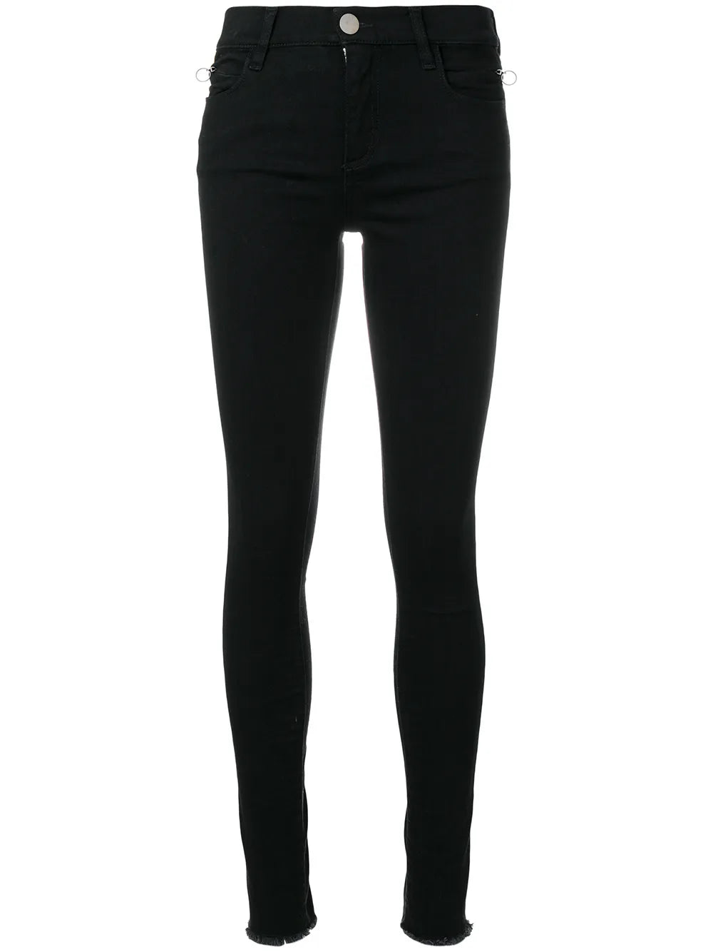 Zip Detail Skinny Jeans