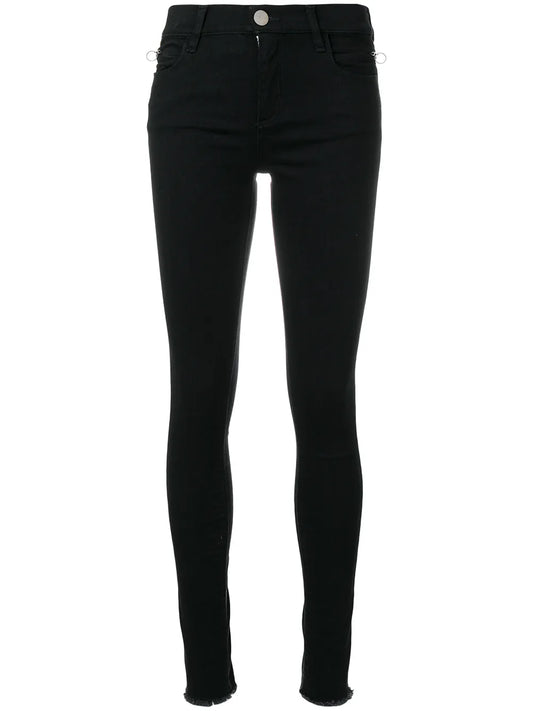 Zip Detail Skinny Jeans
