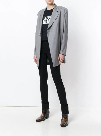Zip Detail Skinny Jeans