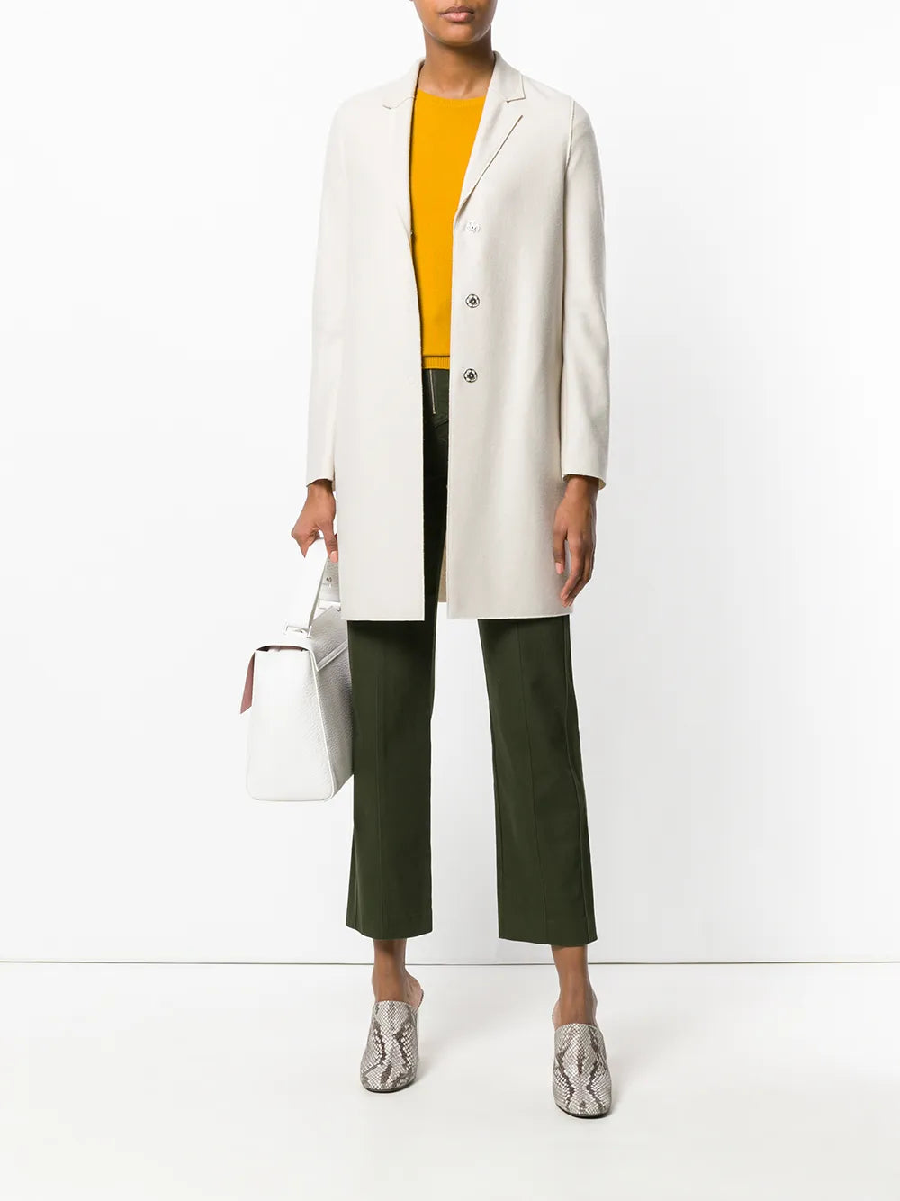 Concealed Fastening Elongated Coat