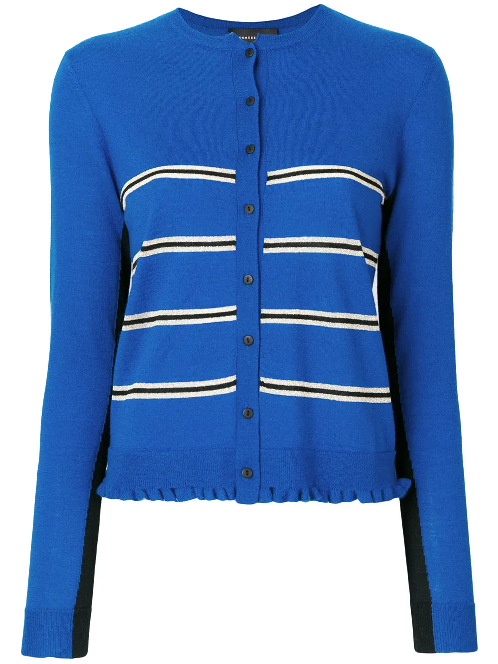 Capucine Cropped Striped Cardigan