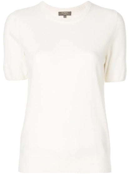 Cashmere Round Neck T-Shirt