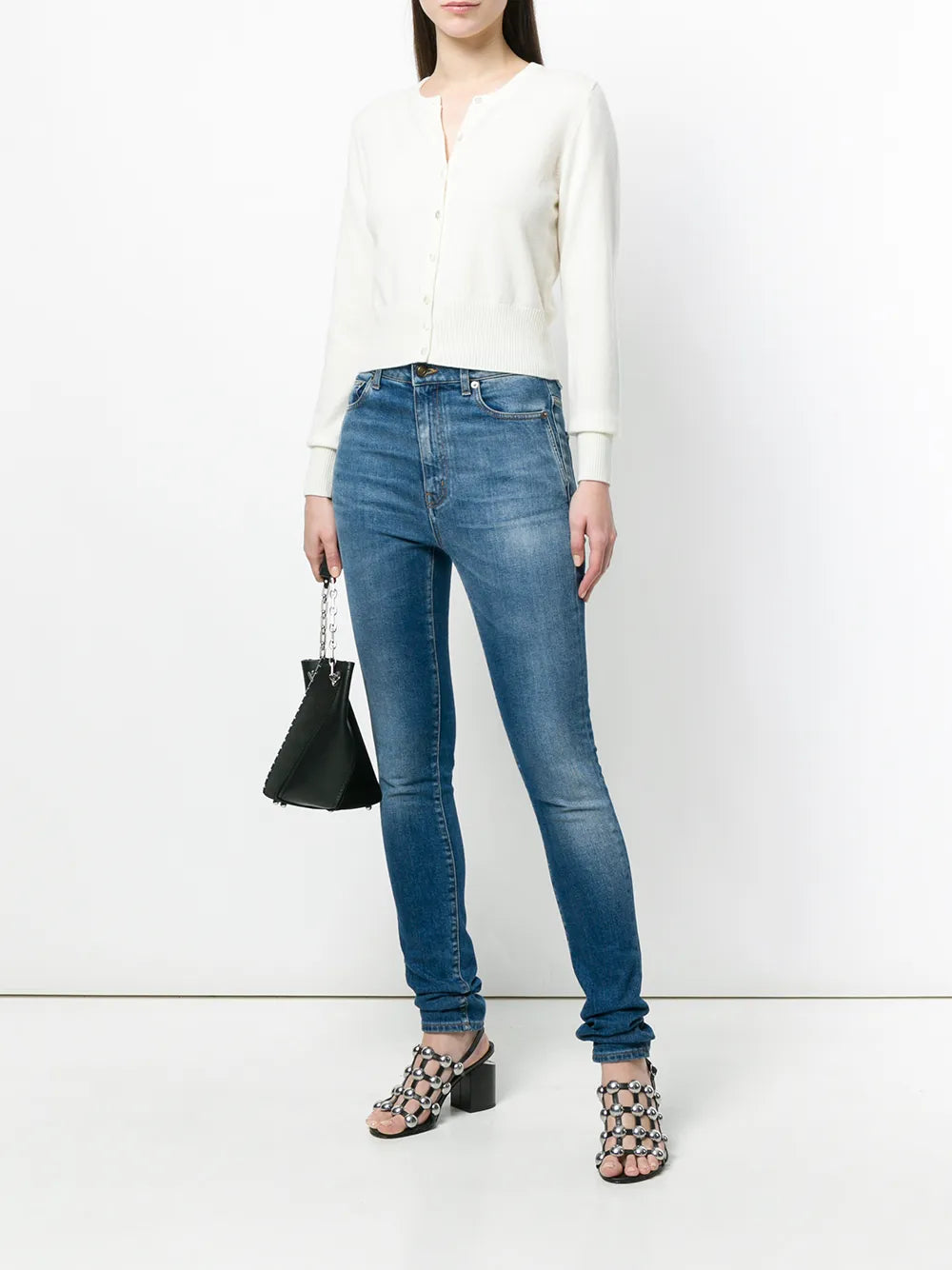 Cashmere Round Neck Cardigan