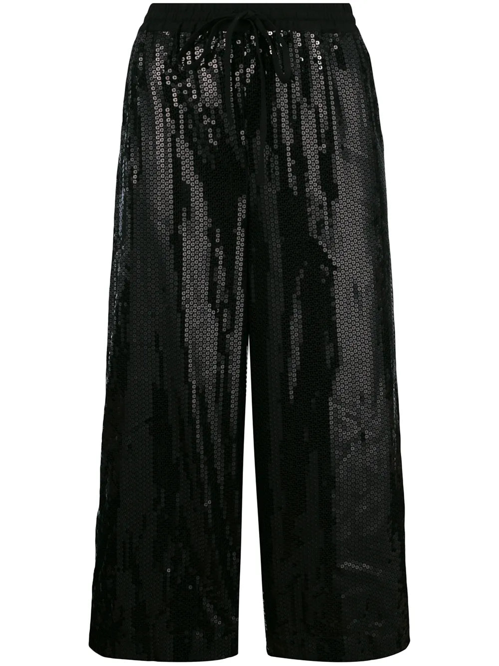 Cropped Drawstring Trousers