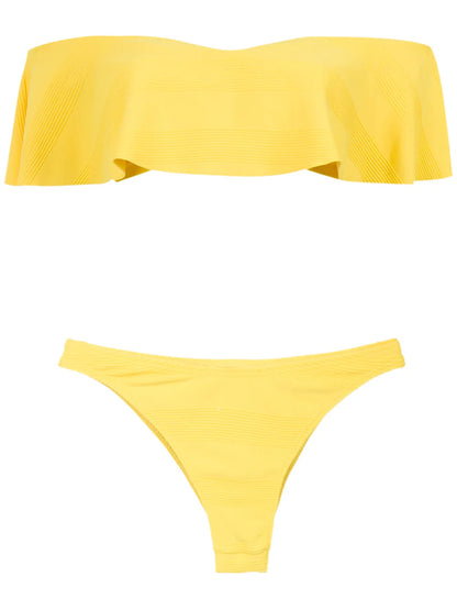 Off The Shoulder Bikini Set