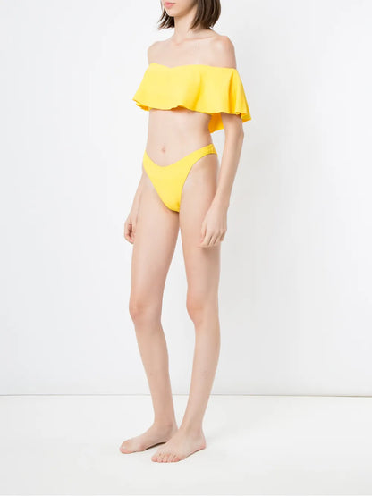 Off The Shoulder Bikini Set