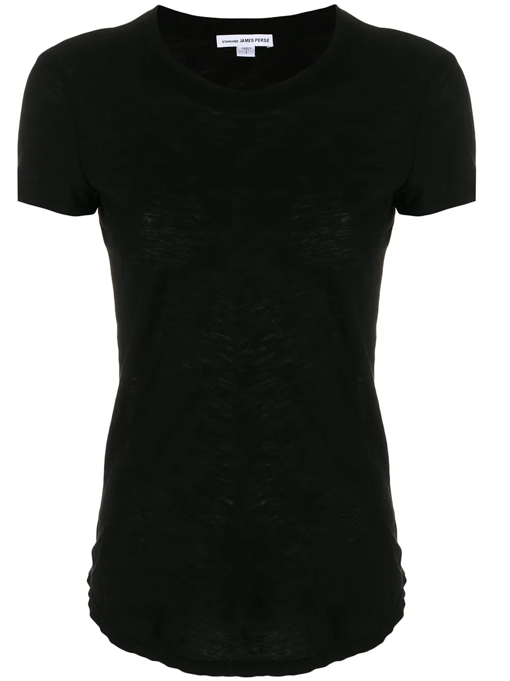 Sheer Slub Crew Neck Tee