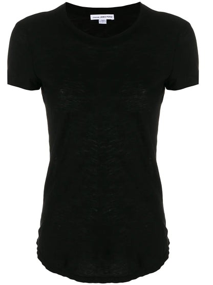 Sheer Slub Crew Neck Tee