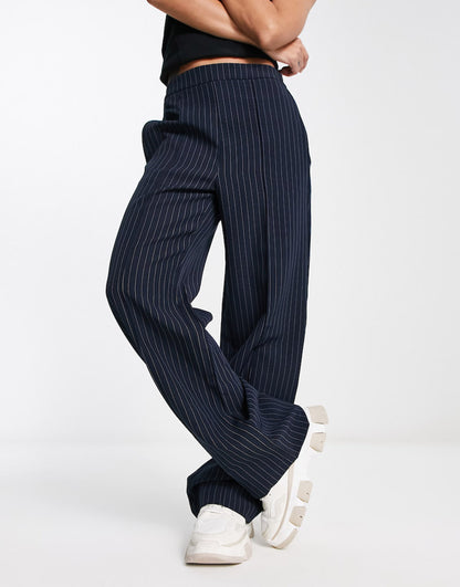 Tailored Blazer And Straight Leg Trouser