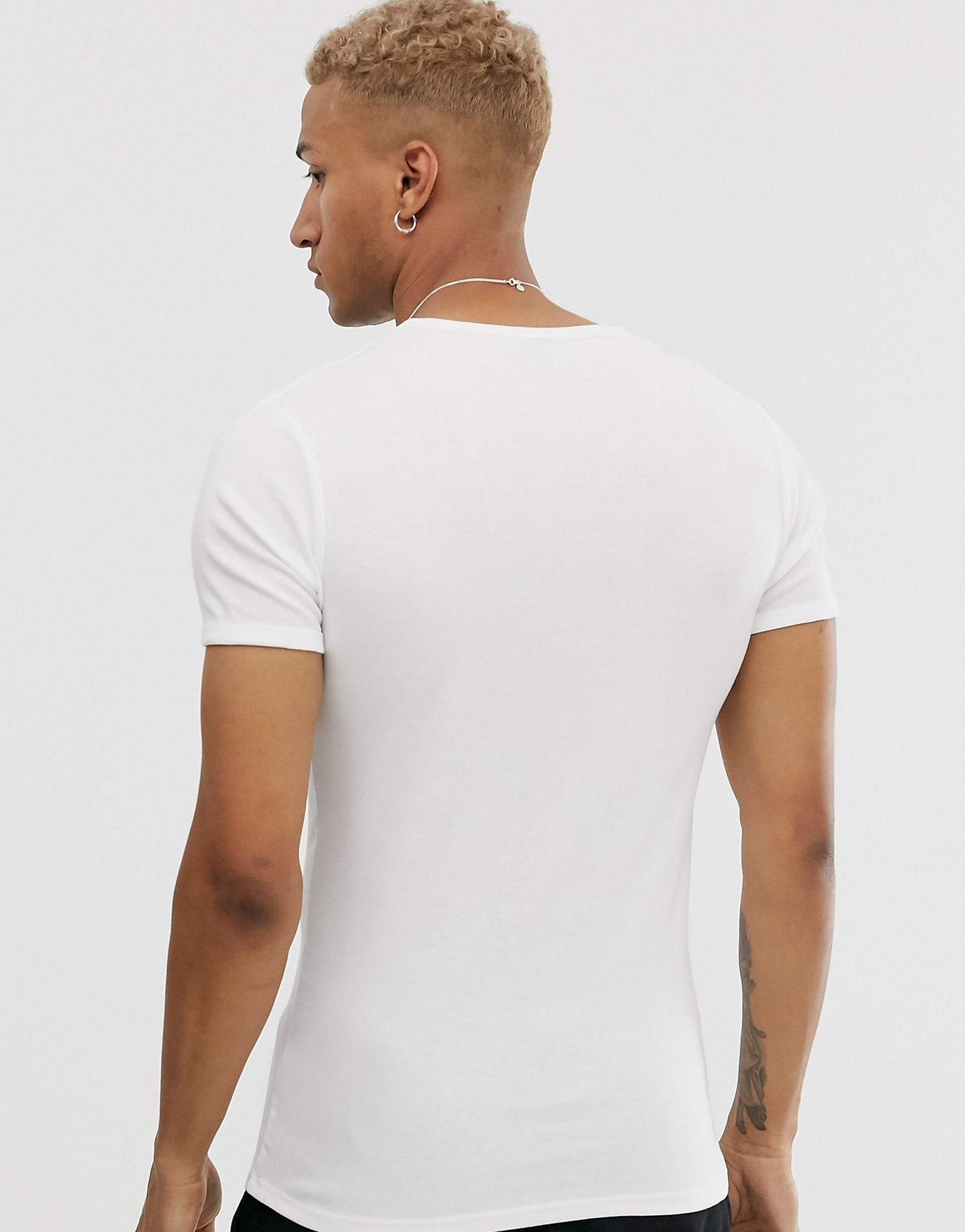 Cotton Tonal Logo Slim Fit 2-Pack T-Shirt